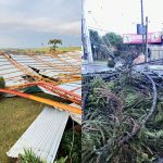 Chuva forte com ventos de 121 km/h causa estragos no Paraná
