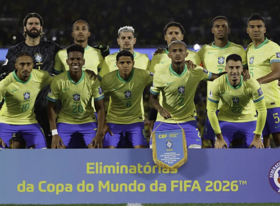 Futebol masculino: Brasil cai para a 6ª posição do ranking de seleções da Fifa