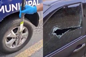 Briga entre vizinhos termina em ameaça com facão e tiros: vídeo