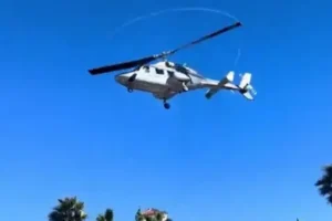 Helicóptero cai em lago de pesca no interior de SP