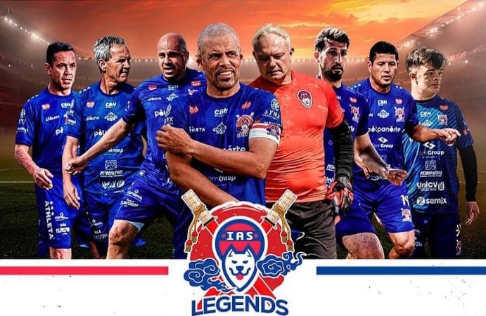 IAS Legends realiza jogo beneficente em Mamborê neste domingo em apoio à Rede Feminina de Combate ao Câncer