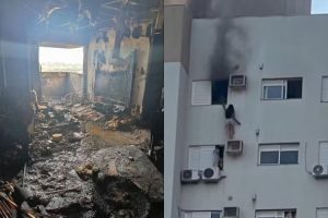 Menino resgatado de incêndio em Cascavel tem alta da UTI