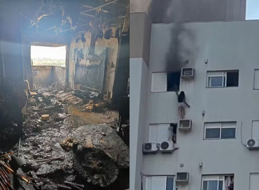Menino resgatado de incêndio em Cascavel tem alta da UTI