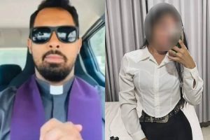 Padre flagrado com noiva de fiel se defende: “Ela ia tomar banho”
