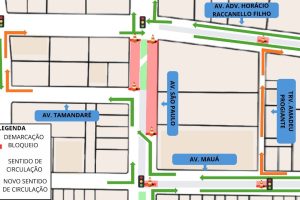 Prefeitura altera trânsito em Maringá após surgimento de cratera na Avenida São Paulo; confira os desvios