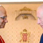 Veja as imagens do encontro do rei Charles III com o Papa Leão XIV