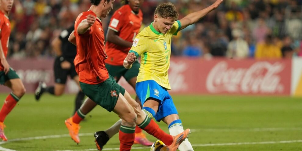 Brasil perde para Portugal e fica fora do Mundial Sub-17