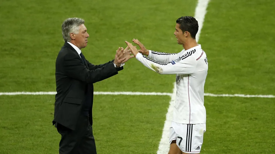 Carlo Ancelotti deixa pedido especial a Cristiano Ronaldo