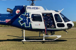 Garoto De 12 Anos Em Bicicleta E Arrastado Por Carro Em Iguatemi E Levado De Helicoptero Para Hospital