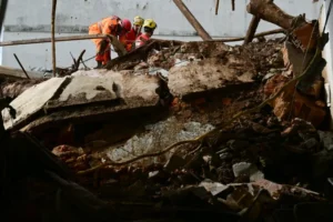 Alojamento de time sub-20 é destruído por chuva em Minas Gerais