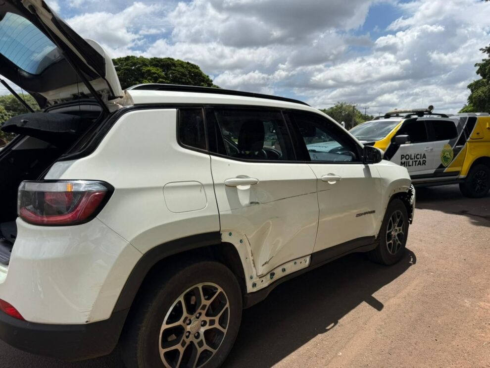 Carro roubado nesta madrugada é recuperado pela BPRv