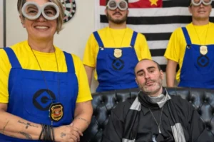 Com fantasias de Minions, policiais prendem quatro no Carnaval de SP