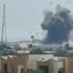 Vídeo mostra momento em que Irã ataca base naval americana no Bahrein