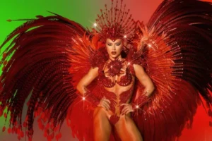 Virgínia estreia na Grande Rio e homenageia Vini Jr. na Sapucaí