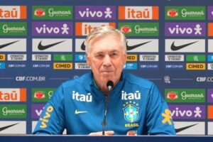 Ancelotti convoca Seleção com oito estreias e sem Neymar para os amistosos contra França e Croácia