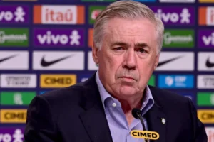Ancelotti diz que deve escalar o Brasil com quatro atacantes na Copa do Mundo