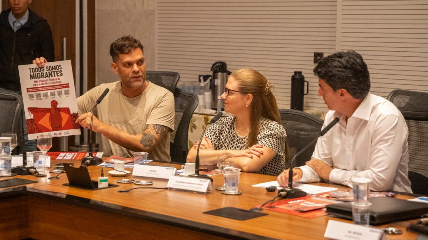 Deputado Goura (PDT) defende políticas públicas que garantam a integração da população de migrantes no Paraná