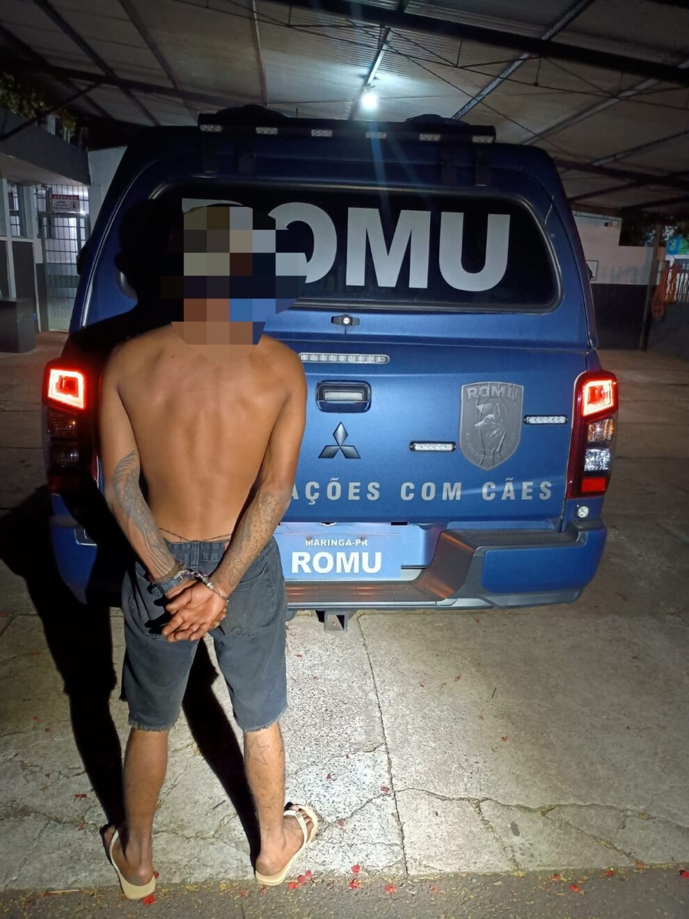 Guarda prende foragido por roubo e apreende veículo com R$ 49 mil em débitos em Maringá