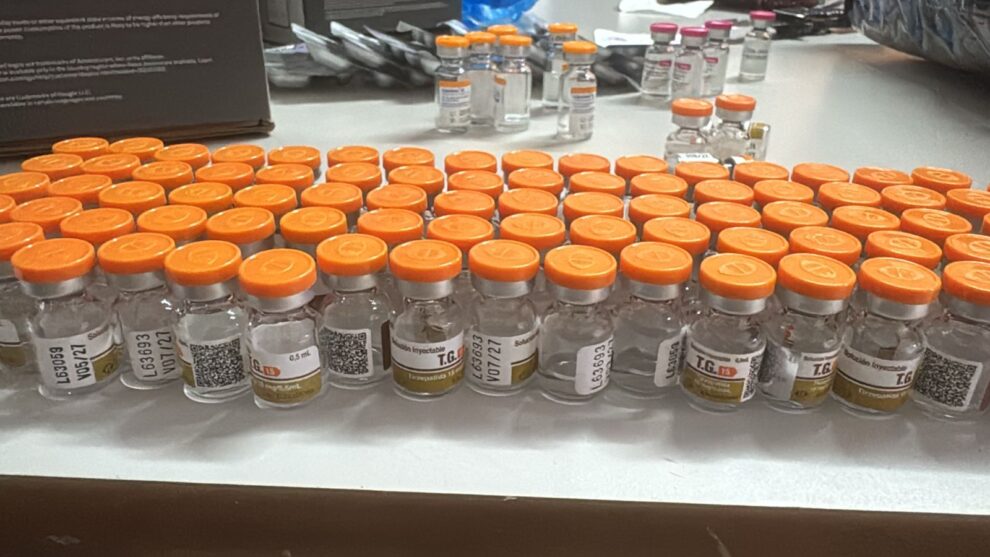 Homem é preso transportando quase 100 caixas de Mounjaro contrabandeado do Paraguai, em Paiçandu