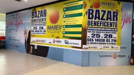 Maringá recebe bazar beneficente com mercadorias doadas pela Receita Federal