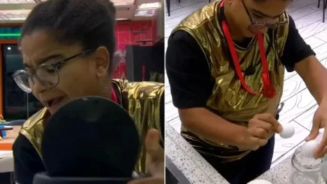 Milena faz 'suco' com restos de lixo para rivais beberem; web acusa crime