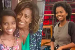 Mini Glória Maria consegue estágio no Altas Horas após pedido