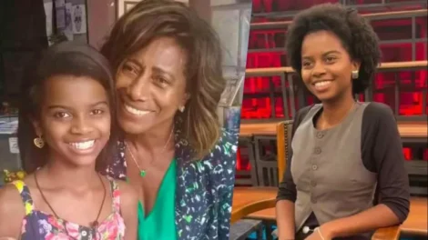 Mini Glória Maria consegue estágio no Altas Horas após pedido