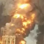 Principal refinaria do Bahrein pega fogo após ataque do Irã