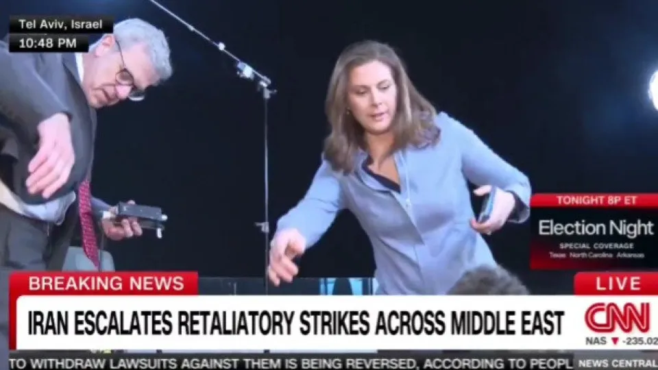 Sirenes soam em Tel Aviv e jornalistas abandonam transmissão; vídeo