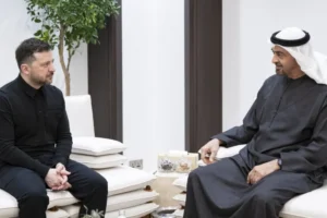 Zelensky reúne-se com presidente dos EAU: "O terror não pode prevalecer"