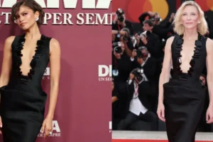 Zendaya usa novamente o icônico vestido de Cate Blanchett; veja
