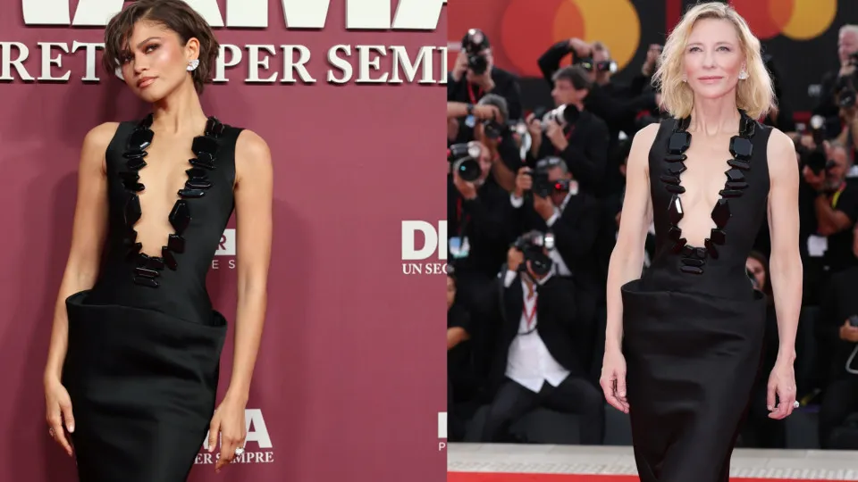Zendaya usa novamente o icônico vestido de Cate Blanchett; veja
