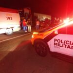 Acidente envolvendo seis veículos mobiliza equipes de socorro e da polícia na PR-317