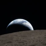 Astronautas já estão voltando: veja as imagens do sobrevoo da Lua