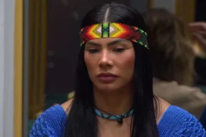 BBB 26: Marciele fica surpresa ao ver beijo entre Jordana e Jonas