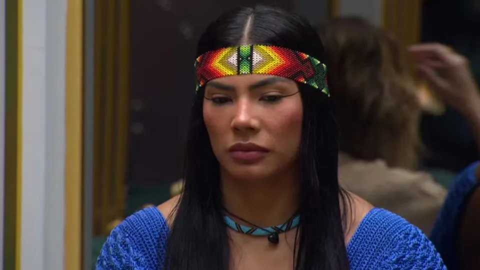 BBB 26: Marciele fica surpresa ao ver beijo entre Jordana e Jonas