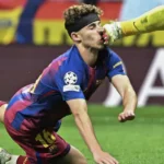 Cena forte: Fermín López leva chute no rosto e sai sangrando; veja