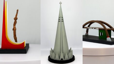 De lembranças afetivas a miniaturas em 3D: símbolos de Maringá viram coleções cheias de memória
