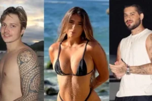 Ex-namorado de modelo vista com Zé Felipe descobriu affair em live; vídeo