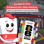 Farmácias São Paulo entram no clima da Copa e passam a vender álbum e figurinhas