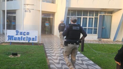 Gaeco cumpre mandados sobre crimes de peculato e fraudes a licitações no Noroeste