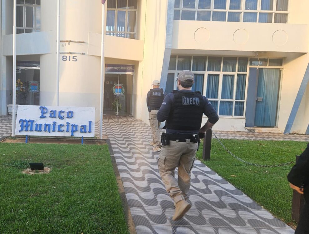 Gaeco cumpre mandados sobre crimes de peculato e fraudes a licitações no Noroeste