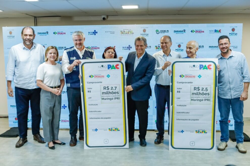 Governo Federal repassa R$ 5,3 milhões para construção de nova UBS em Maringá