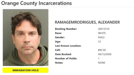Governo dos EUA divulgam foto de Ramagem sob custódia do ICE
