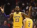 LeBron James é 1º pai a jogar com filho em playoffs da NBA, anota double-double e Lakers ganham