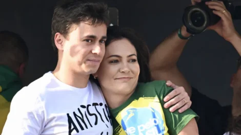Michelle divulga vídeo de Nikolas Ferreira após briga do deputado com Eduardo Bolsonaro
