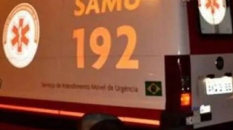 Motociclista fica ferido após ser atingido por árvore durante