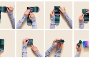 O truque de 5 segundos para dobrar meias sem estragar o elástico