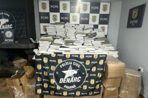 PCPR apreende 1,4 tonelada de maconha escondida em caminhão