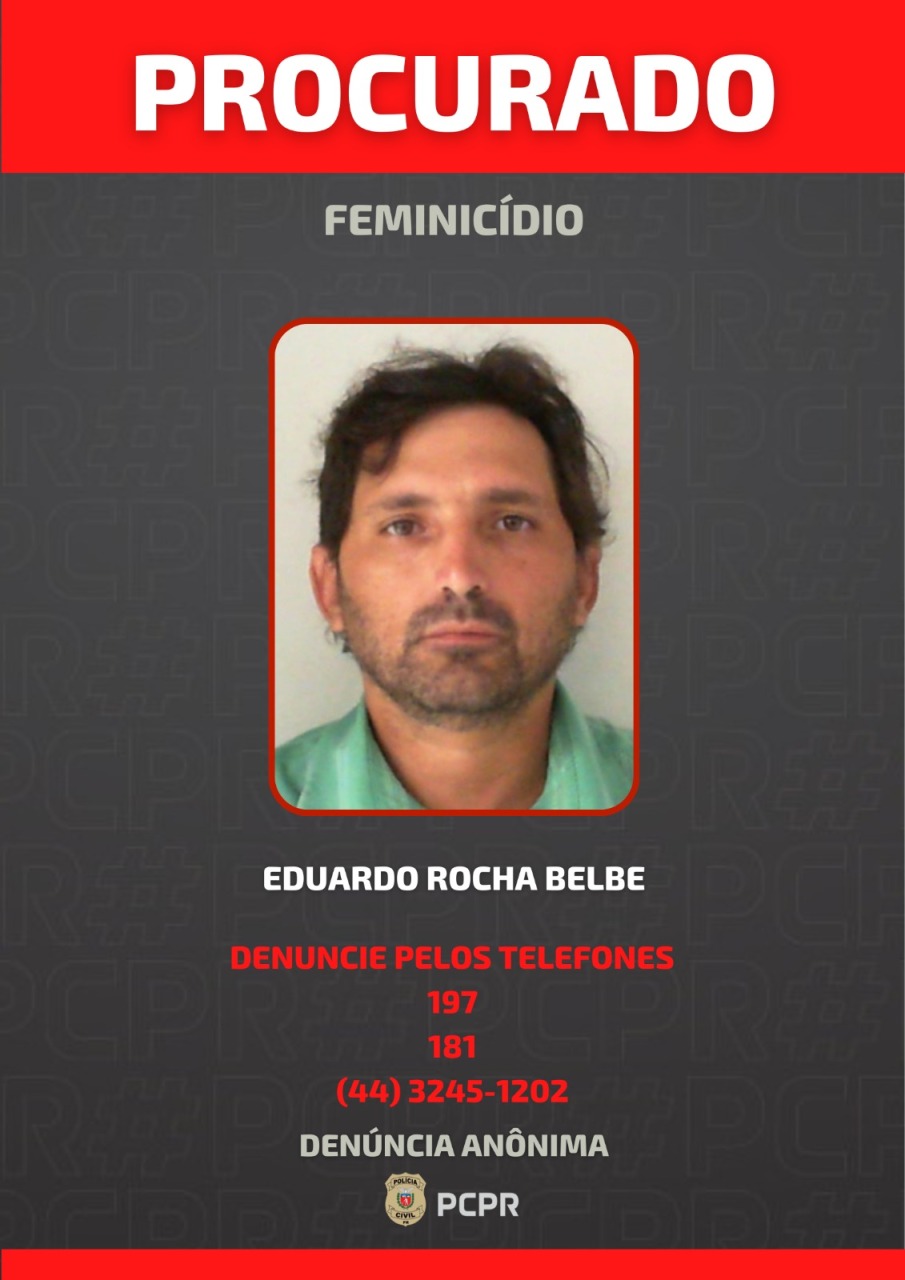 Polícia Civil divulga foto de empresário maringaense que matou companheira a tiros em Mandaguaçu